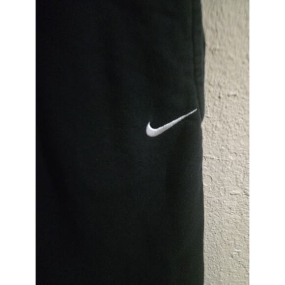 Nike Solo Swoosh Heavyweight Fleece Oversized Pants, Black, Women's Size Small - Picture 3 of 7